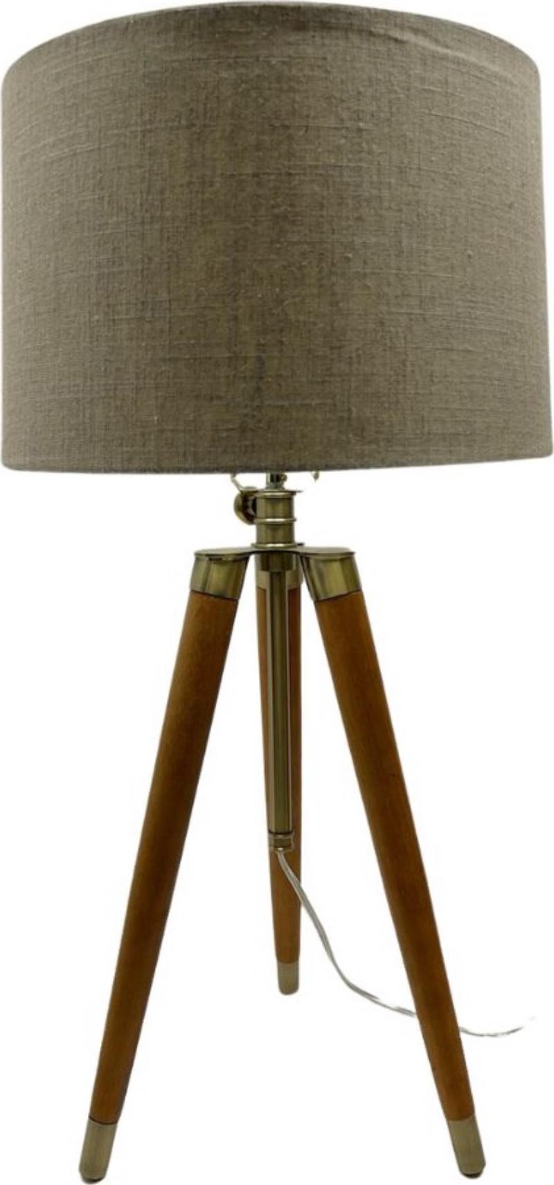 Wood Table Lamp