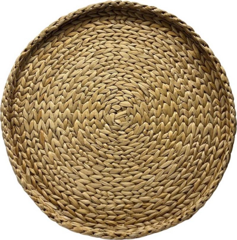 Round Wicker Tray