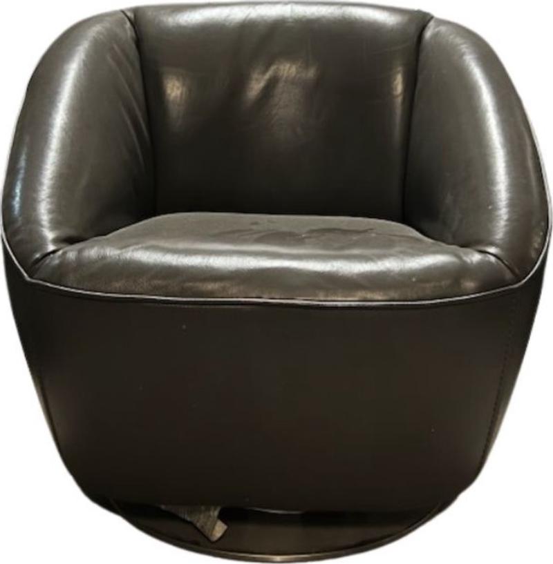 Swivel Leather Chair