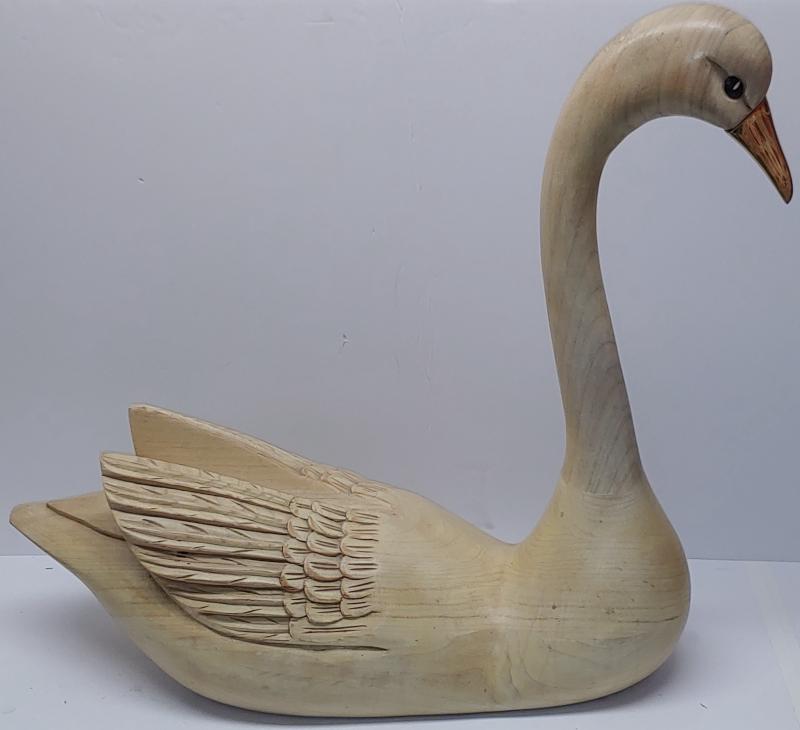 Large Tabletop Swan