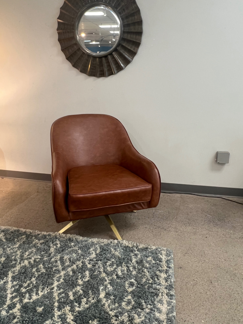 Brown Swivel Chair