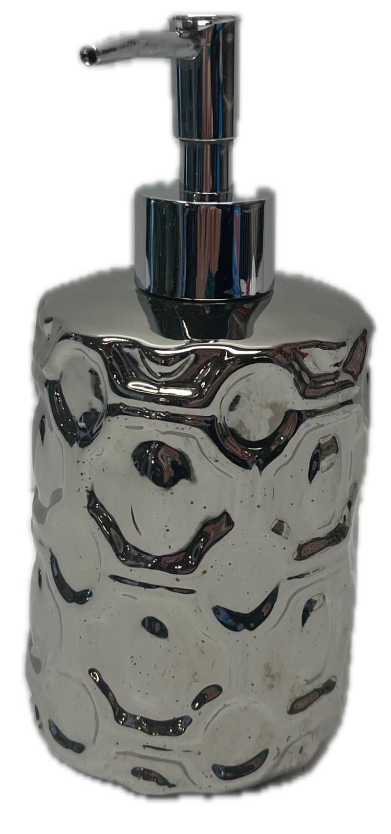Silver Soap Dispenser