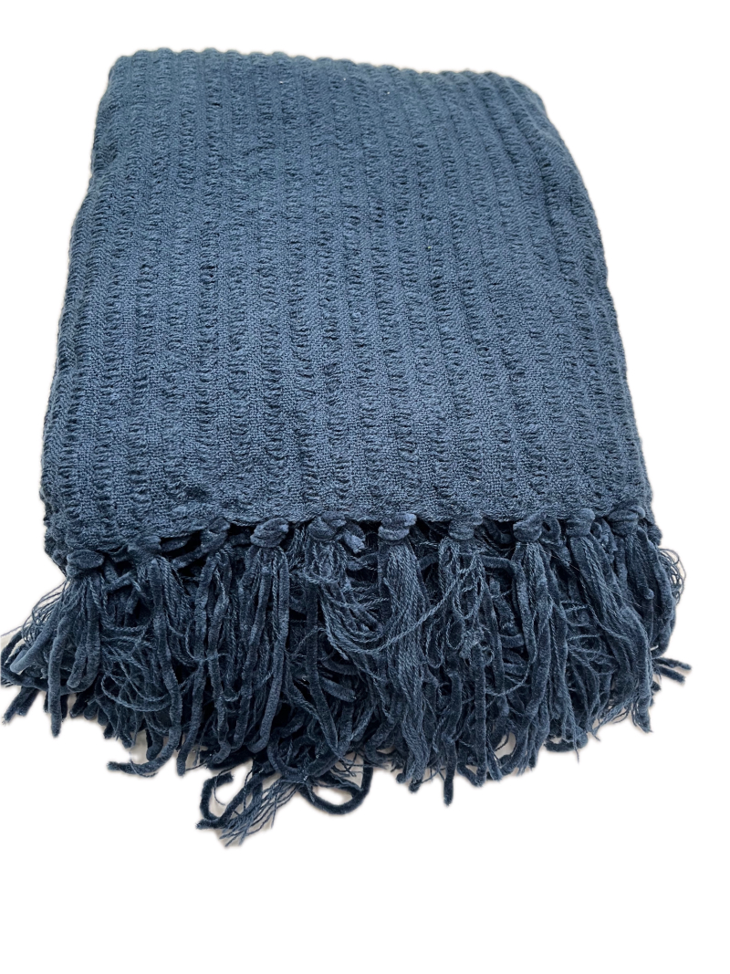 Blue Blanket Throw