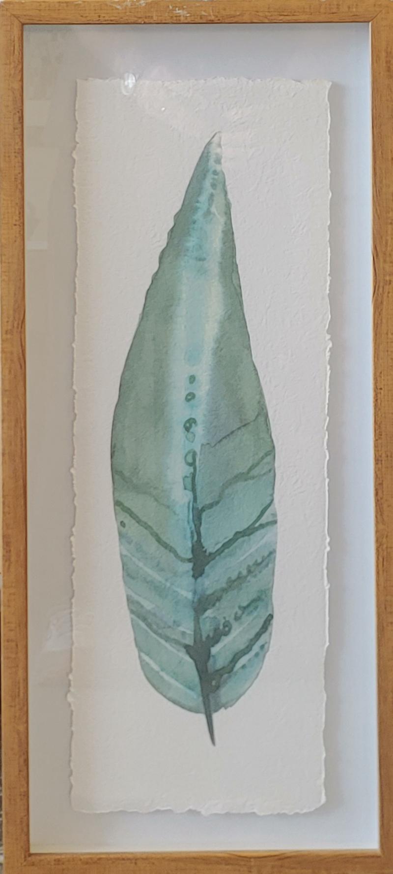 Framed Leaf Under Glass