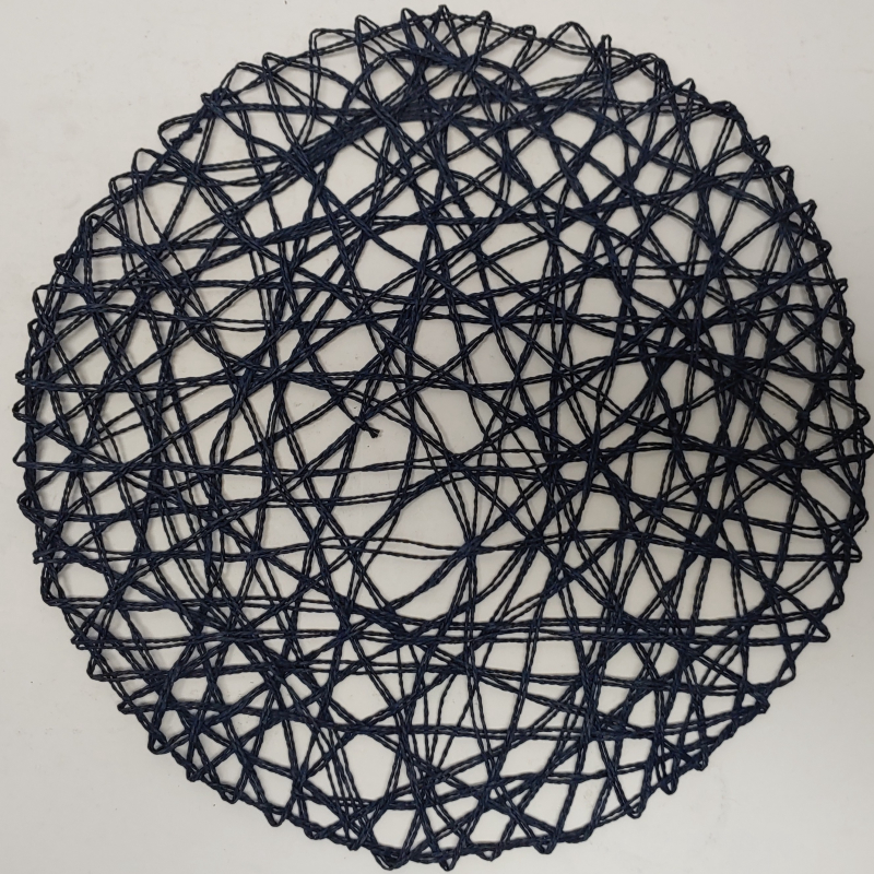 Round Navy Placemat