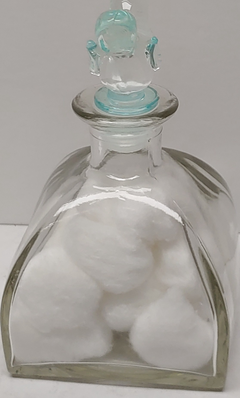 Apothecary Jar W/bird Lid