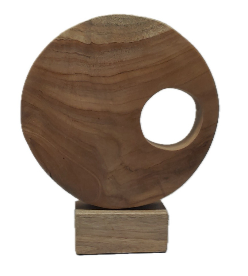 Wooden Disk Decor