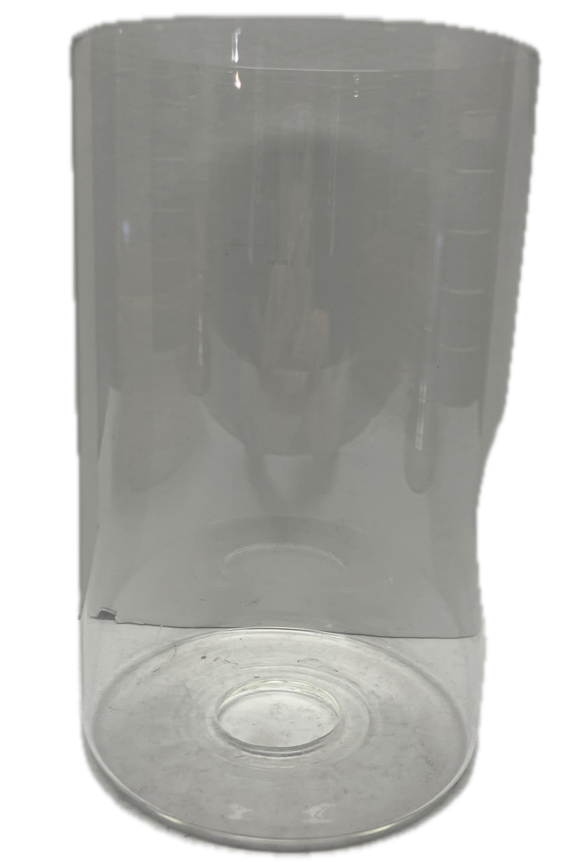 Glass Vase With 8 Lemons