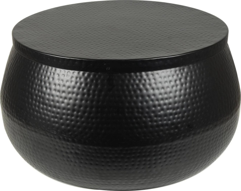 Hammered Black Coffee Table